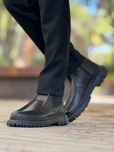 CH2433 - FRT Erkek Bot SIYAH