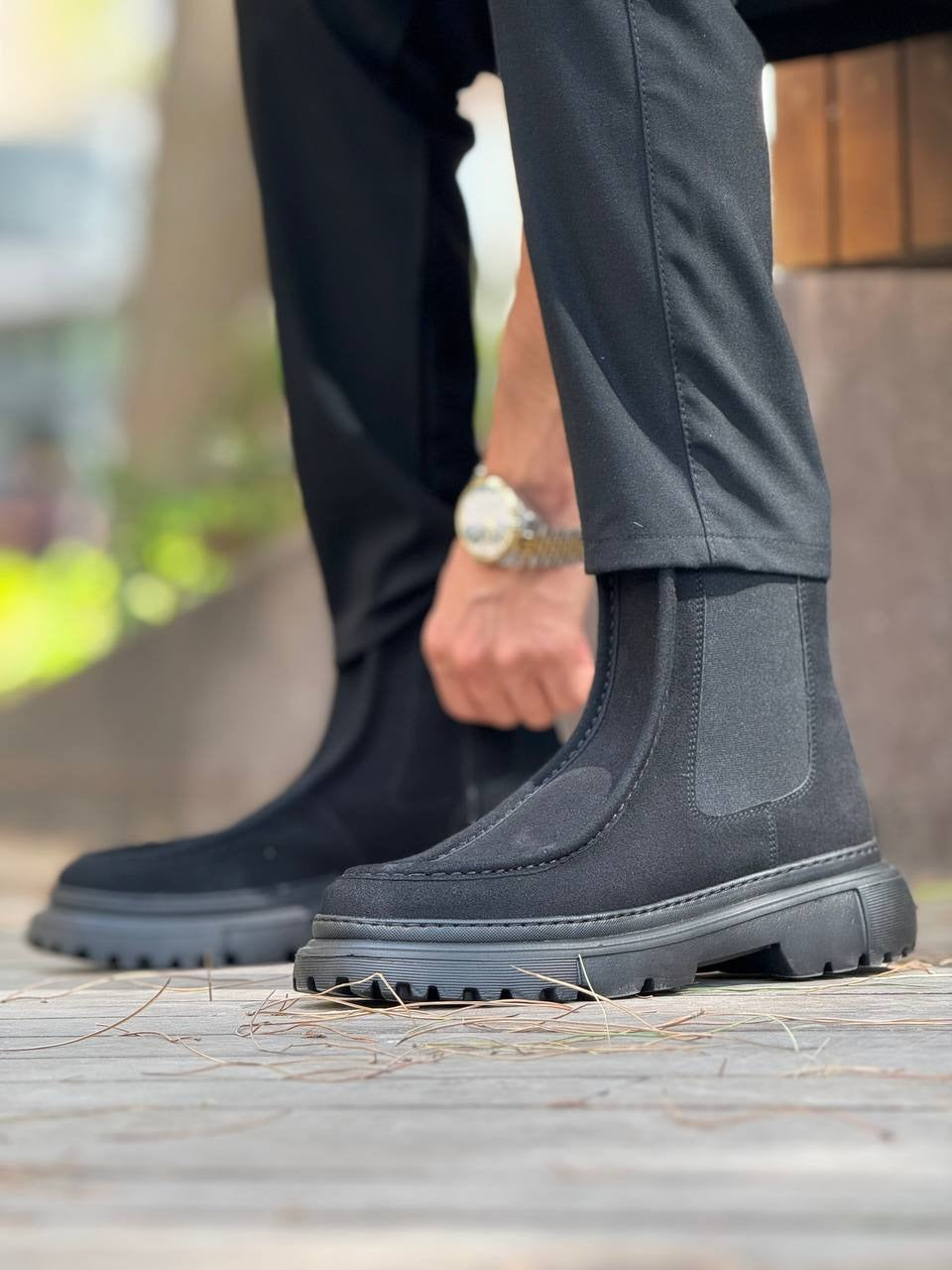 CH2433 - SST Erkek Bot SIYAH